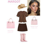 Bolso de mano MARGOT SMALL 30.05 LE - ROSA BRILLANTE - PREVENTA