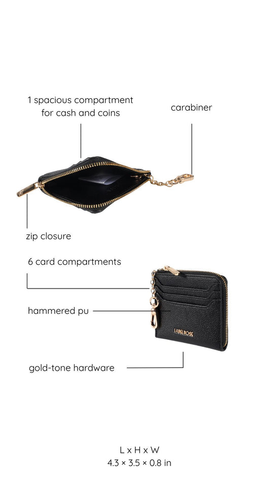 Portafoglio PARIS WALLET - BLACK GOLD