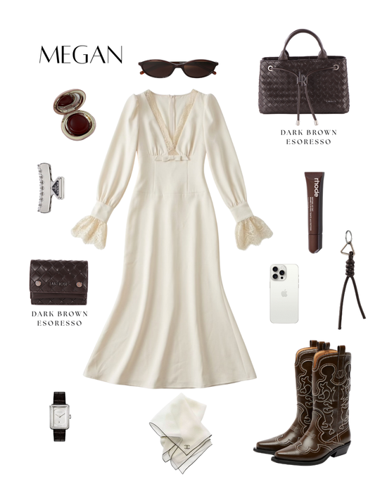 Portafoglio MEGAN WALLET - DARK BROWN ESPRESSO