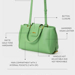 Borsa a mano CASSIDY BIG - GREEN