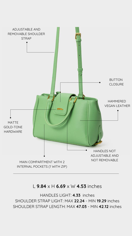 Borsa a mano CASSIDY BIG - GREEN