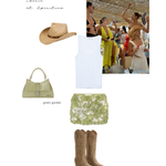 Borsa a mano CHERIE- GREEN GARDEN