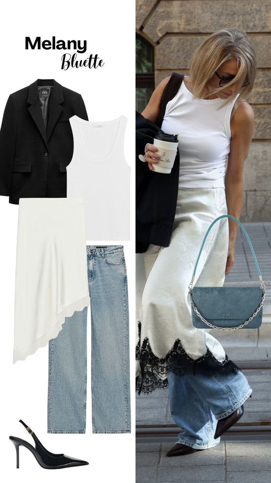 Borsa a spalla MELANY- BLUETTE