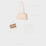 Borsa a mano PEARL- CREAM PEARL