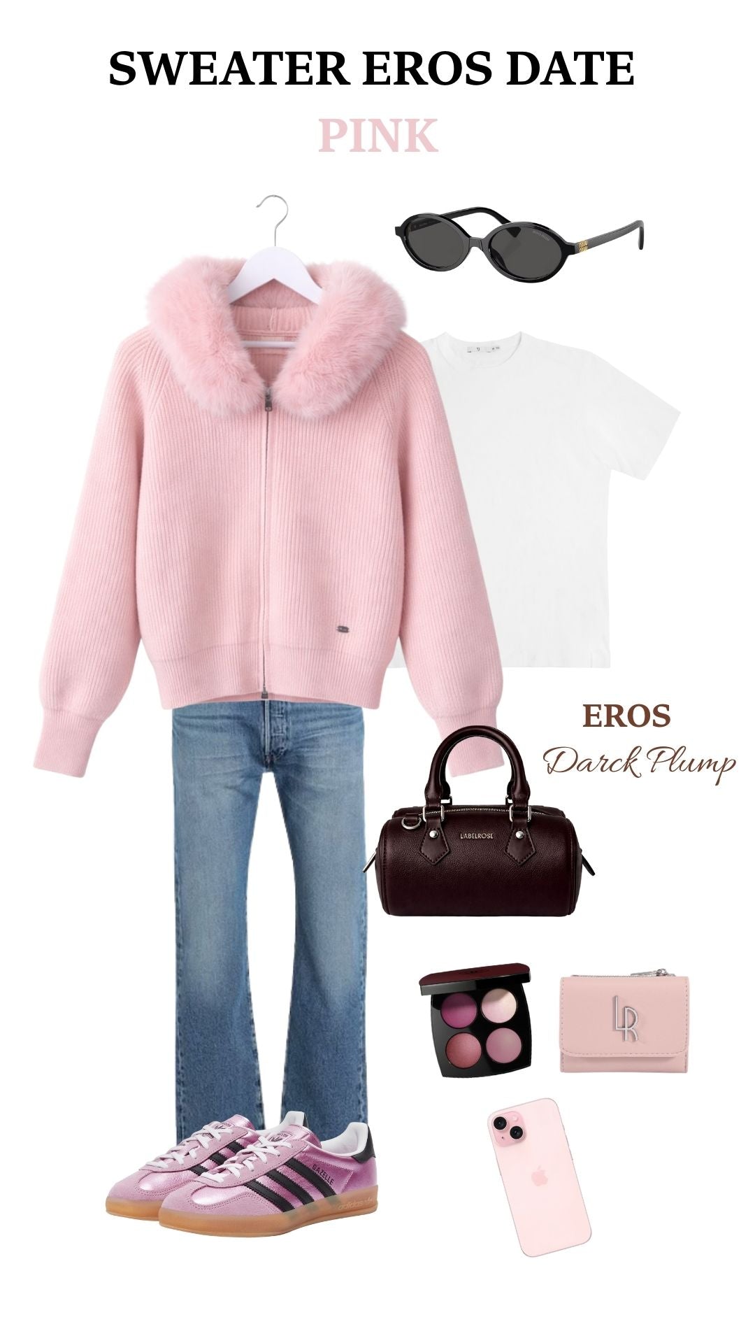 Bolso EROS - DARK PLUM - PREVENTA