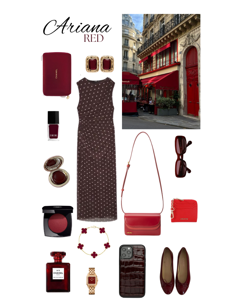 ARIANA Shoulder Bag - RED