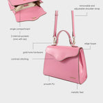 ISABEL Shoulder Bag - TAFFY PINK
