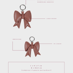 Portachiavi fiocco LR - MOCHA PINK