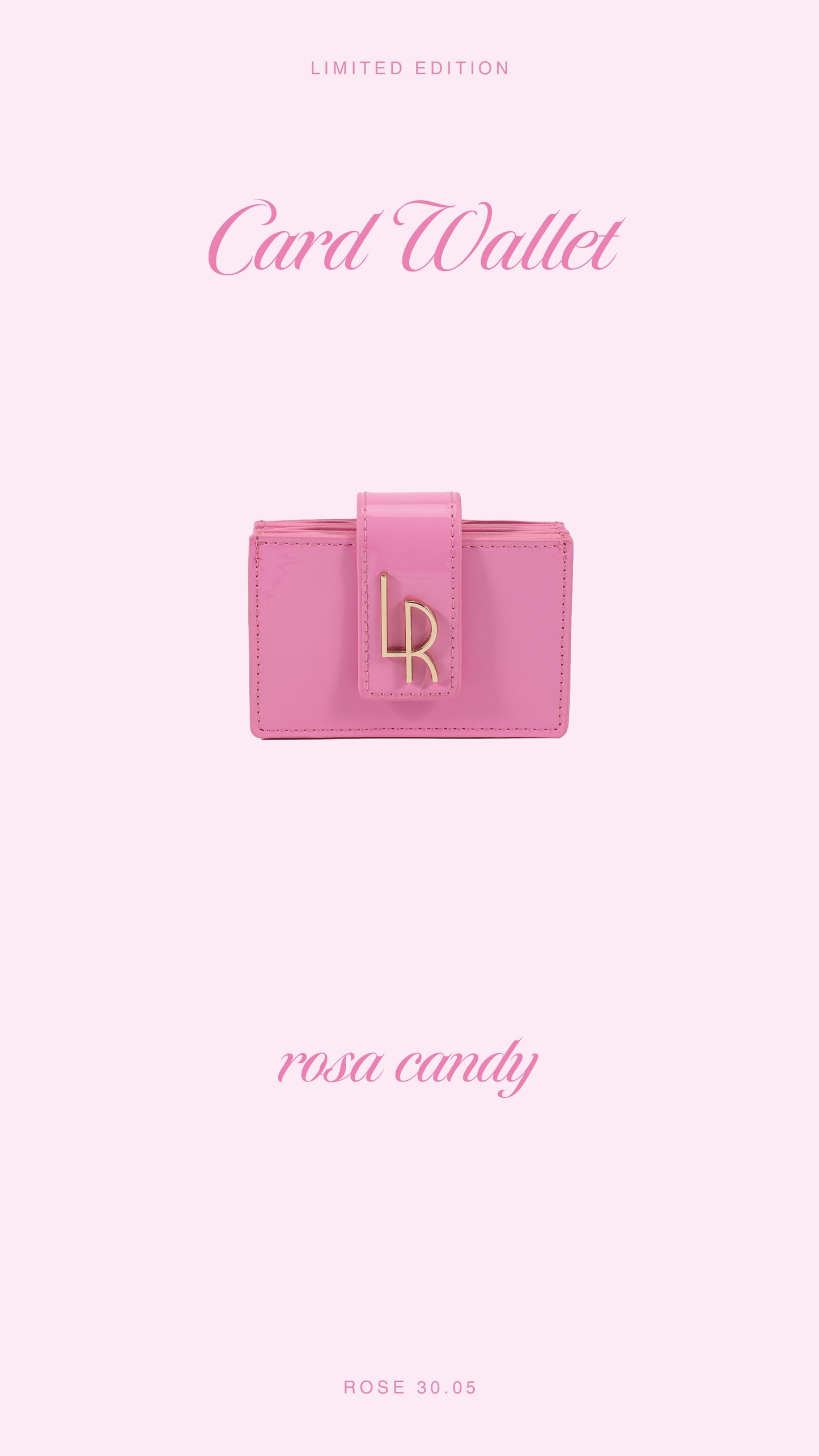 ROSE CARD WALLET 30.05 LE - PINK CANDY