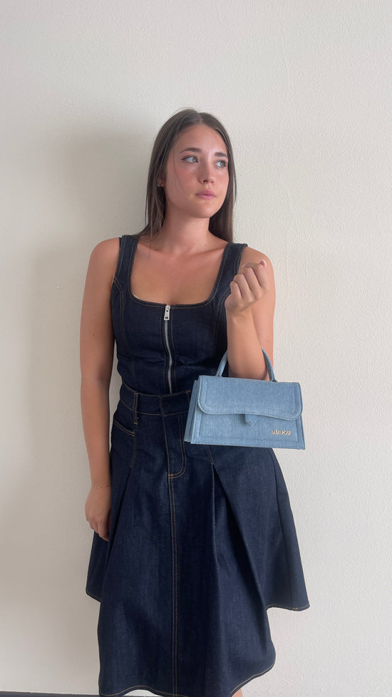 Borsa a mano PAIGE DENIM LE - AZZURRO