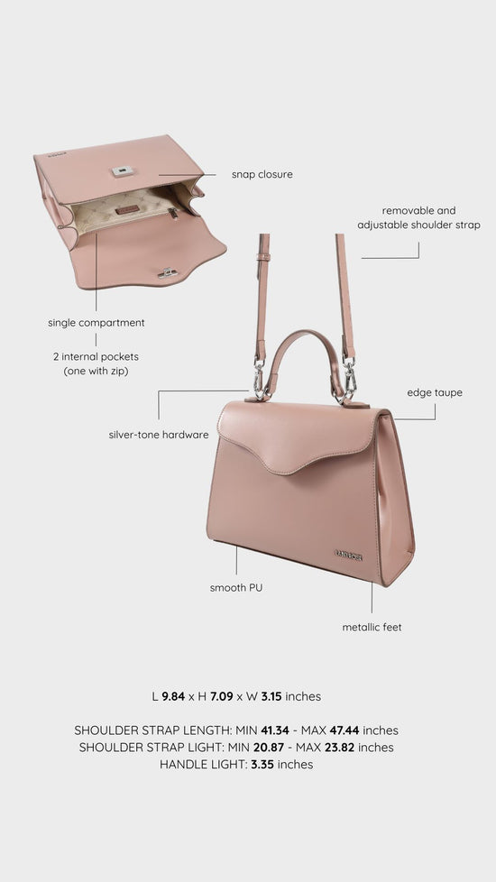 Borsa a tracolla ISABEL - PINK