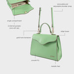 ISABEL shoulder bag - GREEN