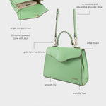 ISABEL shoulder bag - GREEN