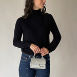 Bolso mini PAIGE MINI LE - PLATEADO
