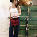 Borsa a secchiello RILEY - BORDEAUX