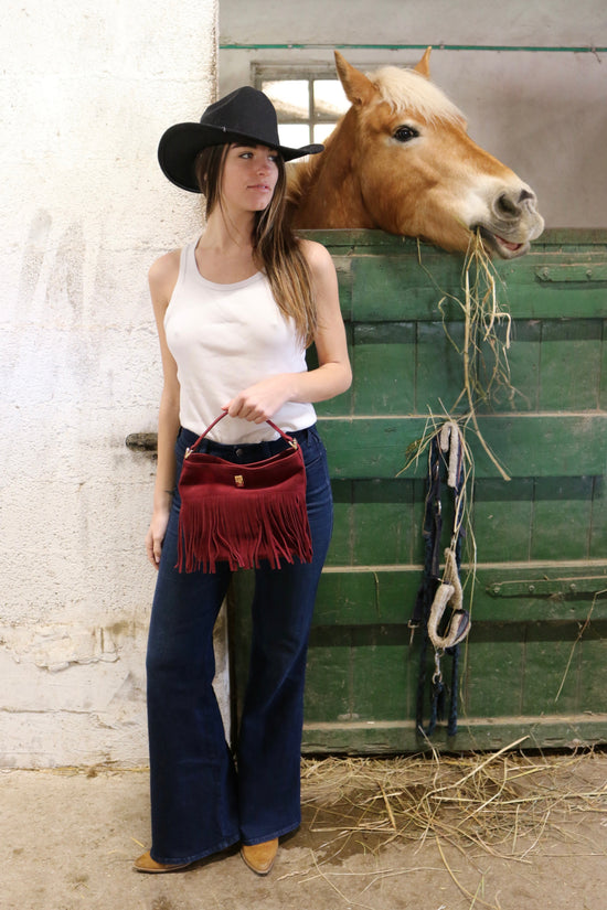 RILEY Bucket Bag - BORDEAUX