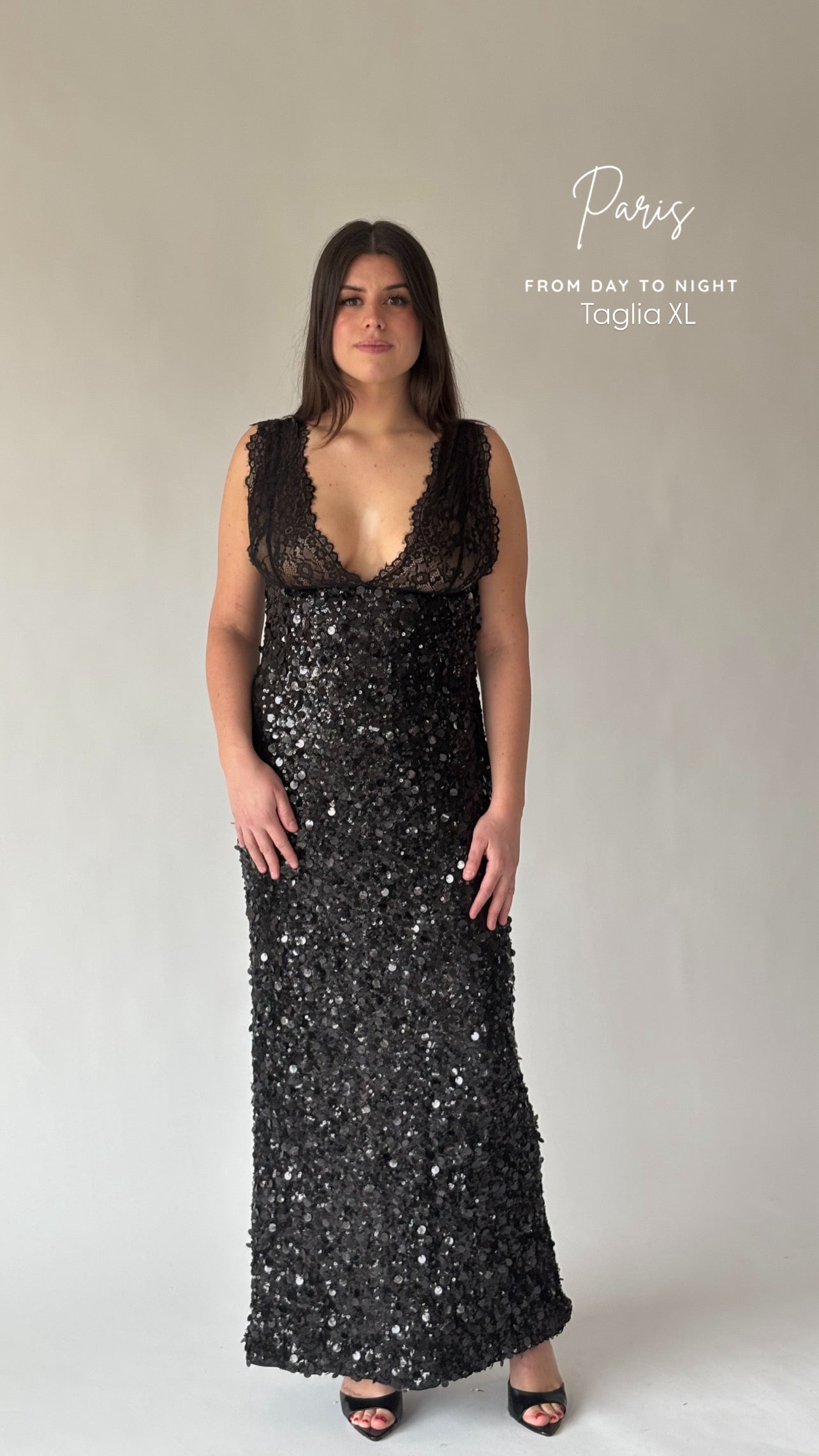 Dress PARIS - BLACK