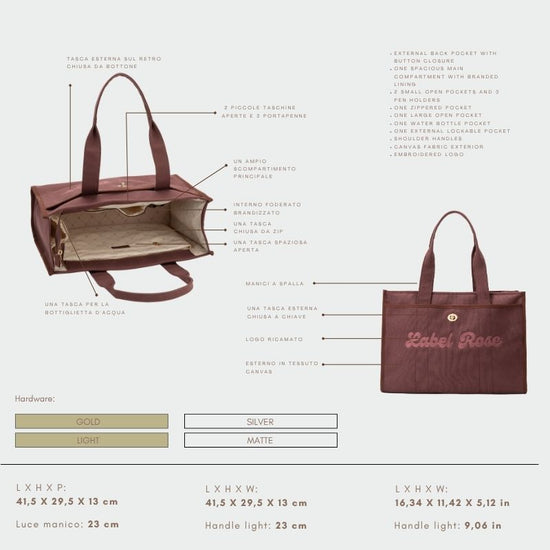 TOTE BAG LR - BROWN