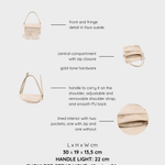 MEREDITH Shoulder Bag - BEIGE