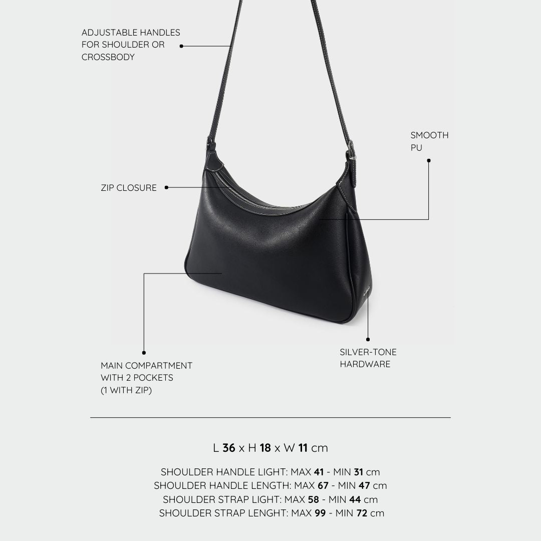 Borsa a spalla GABRY - BLACK