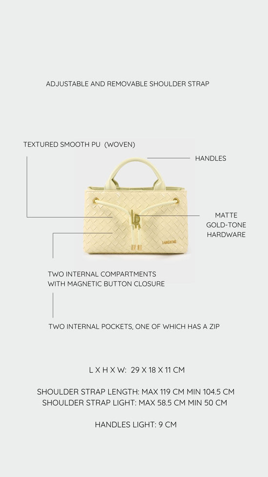 Borsa a mano MEGAN PREVENDITA - BUTTER YELLOW