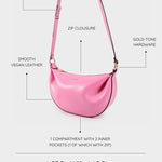Borsa a spalla ARYA - PINK
