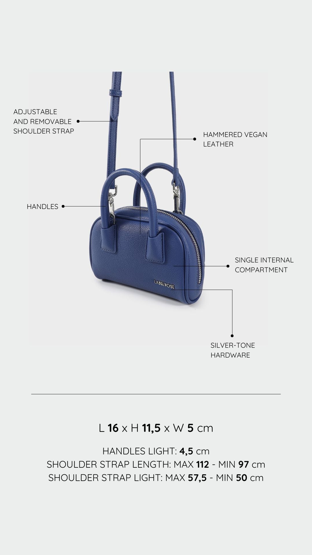 Mini bag ZELDA - BLUE