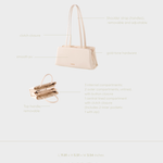 Borsa a mano PEARL- CREAM PEARL