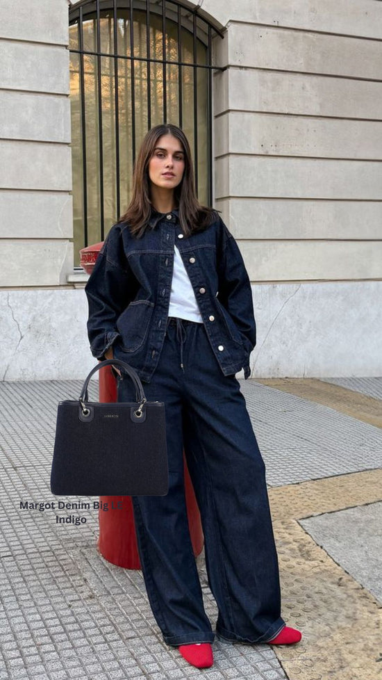 Bolso de mano MARGOT BIG DENIM LE - ÍNDIGO