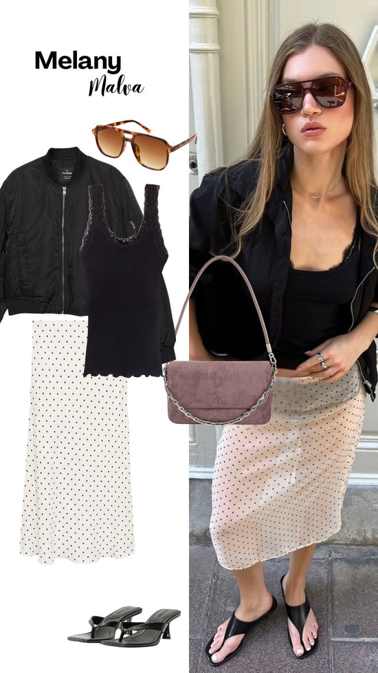 Borsa a spalla MELANY- MALVA