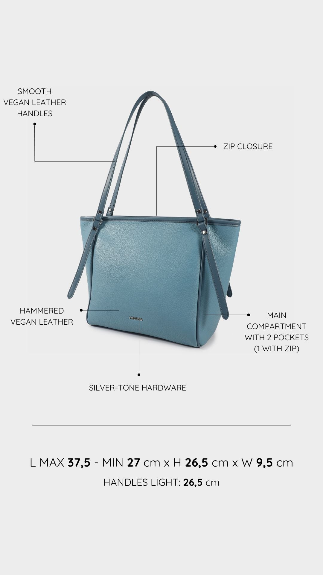 Borsa a spalla CRI - BLUETTE