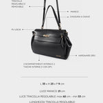 QUINN Shoulder Bag - BLACK