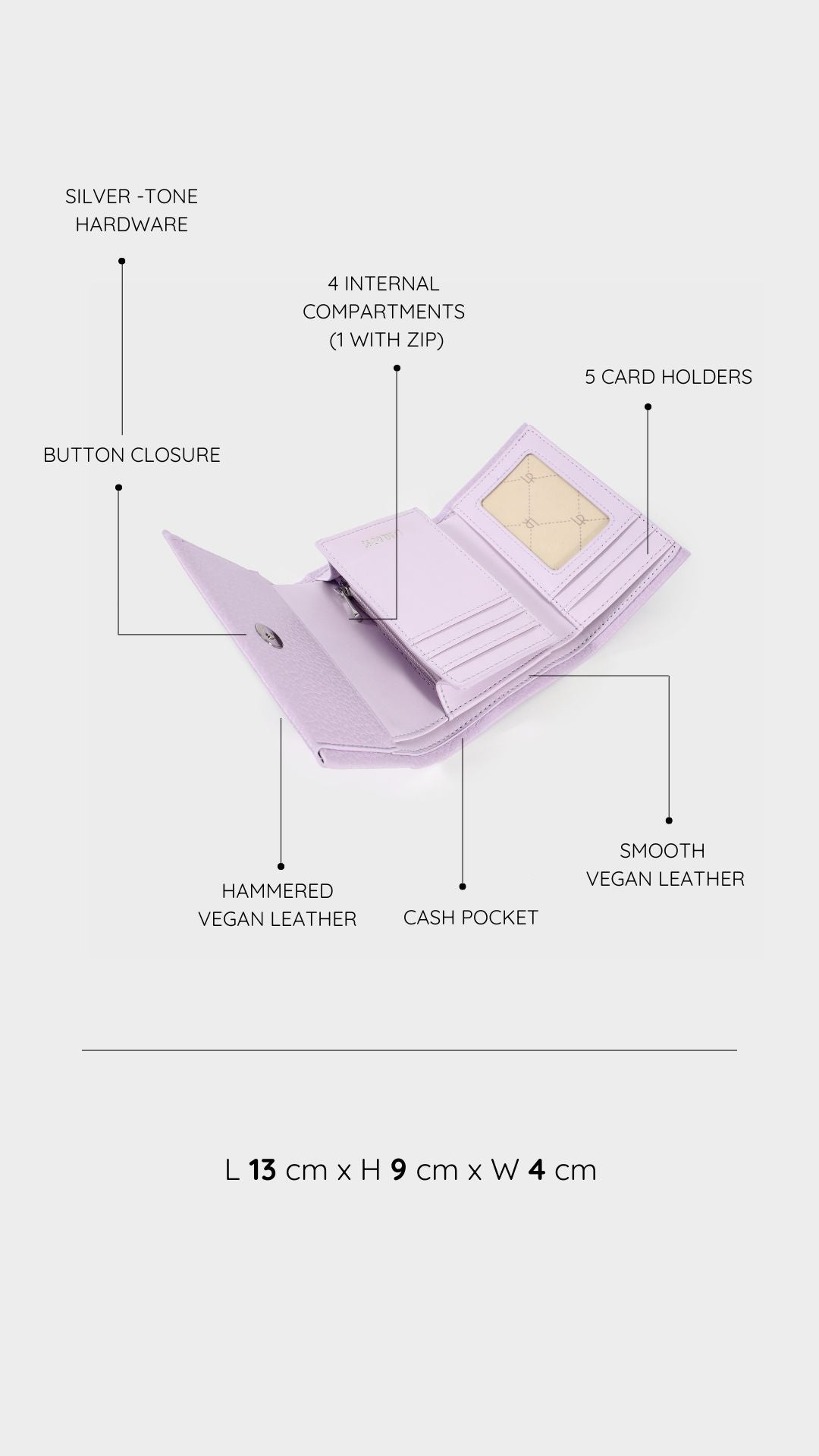 Portafoglio CRI WALLET - LILAC