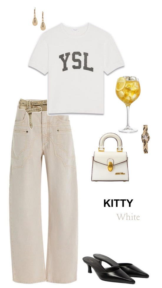 Mini bag KITTY - WHITE