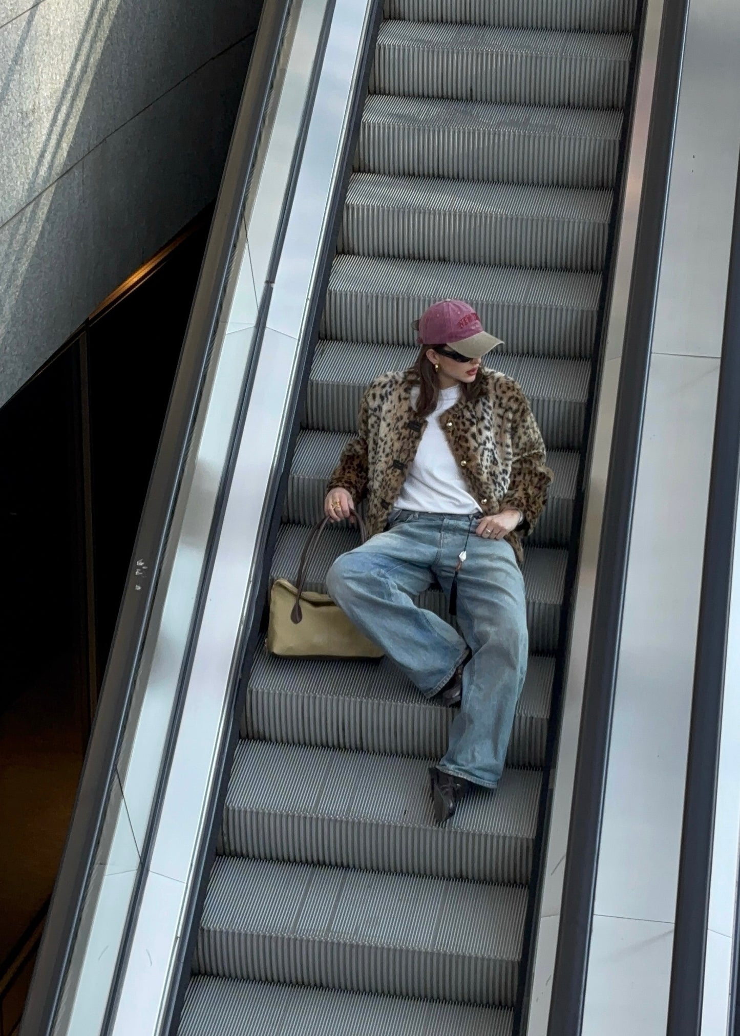 Borsa a spalla MELROSE - NUT CREAM