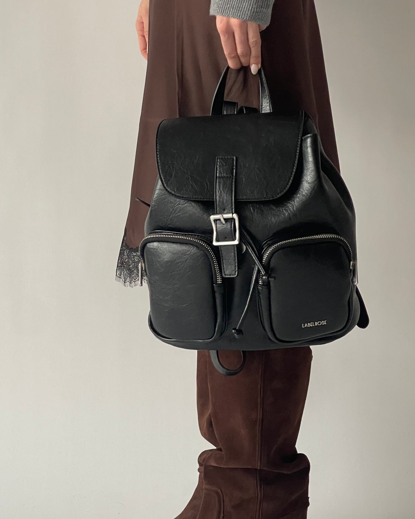 SUMMER BACKPACK backpack - BLACK SILVER