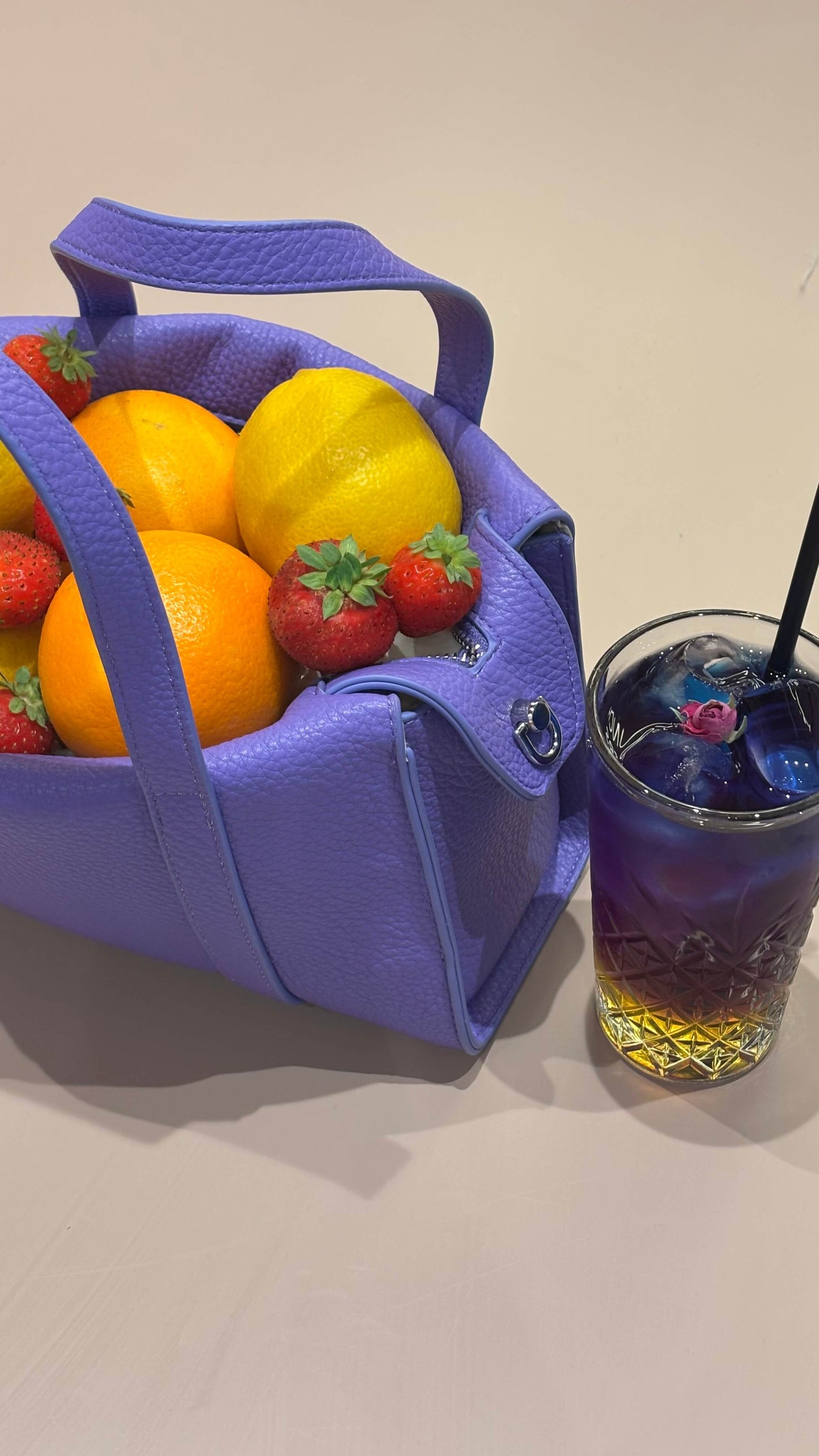Borsa bauletto ELLEN - DEEP LILAC