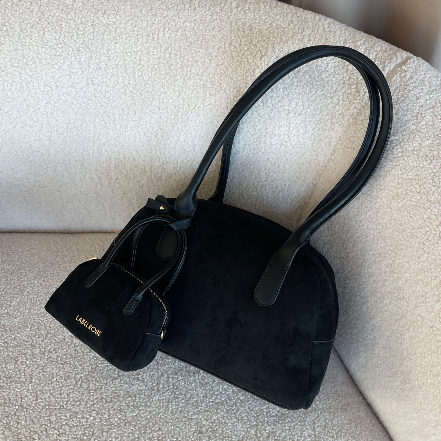 AVA Shoulder Bag - BLACK SILVER