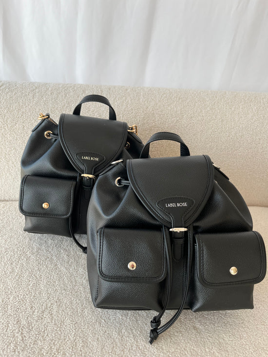 Backpack BAGPACK - BLACK SILVER