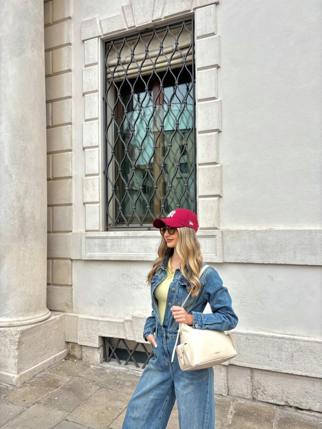 Borsa a spalla LEXI - CREAM