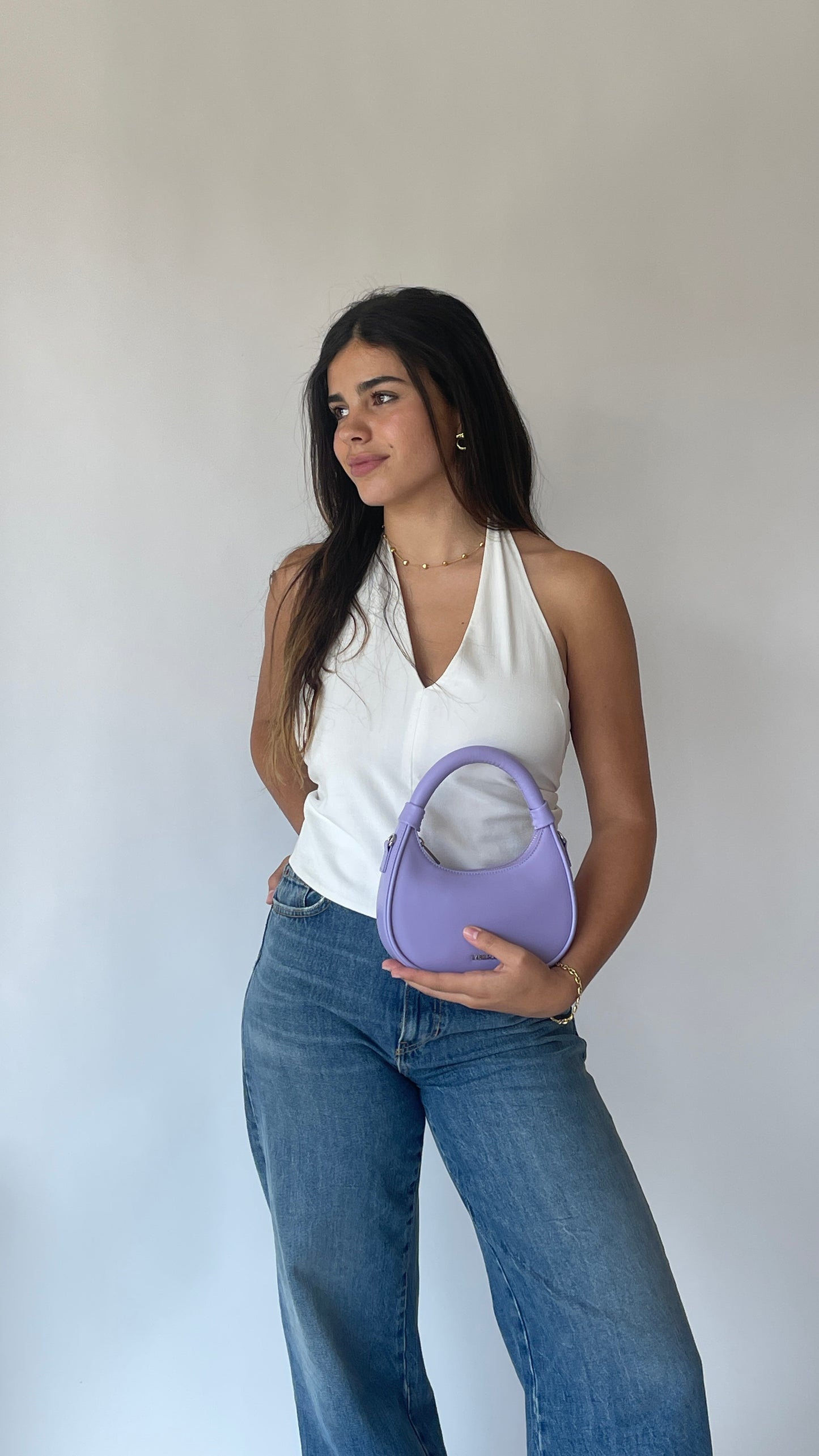 Mini bag a mano LADY -LILAC