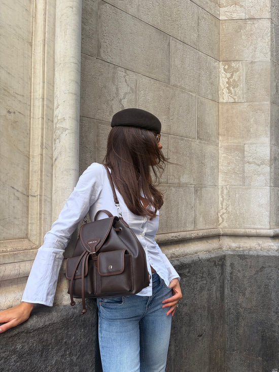BAGPACK Backpack - DARK BROWN