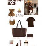 Borsa organizer MOMMY BAG - BROWN TEDDY