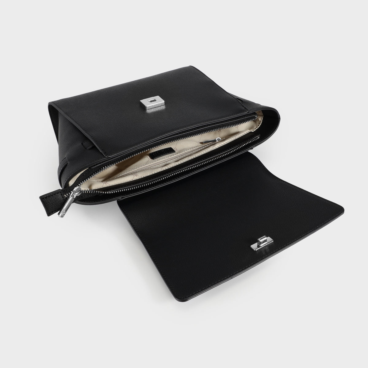 AIDA Handbag - BLACK SILVER