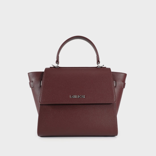 Borsa a mano AIDA - BURGUNDY