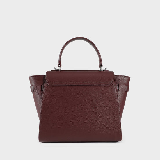 Borsa a mano AIDA - BURGUNDY