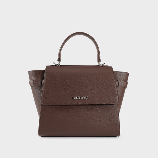 Borsa a mano AIDA - DARK BROWN