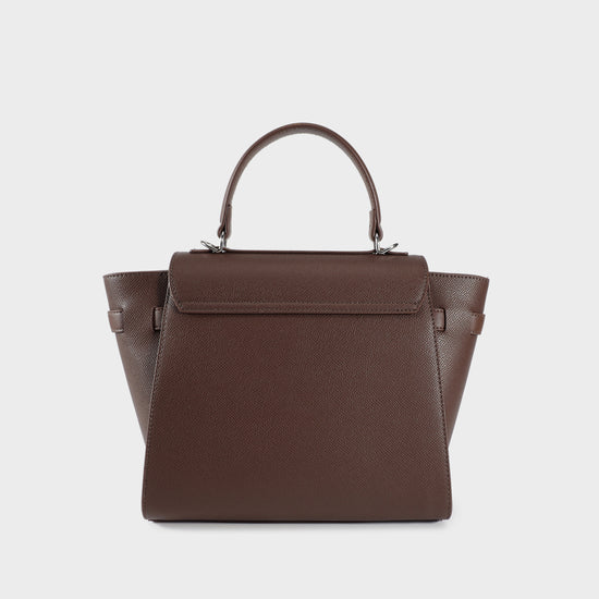 Borsa a mano AIDA - DARK BROWN