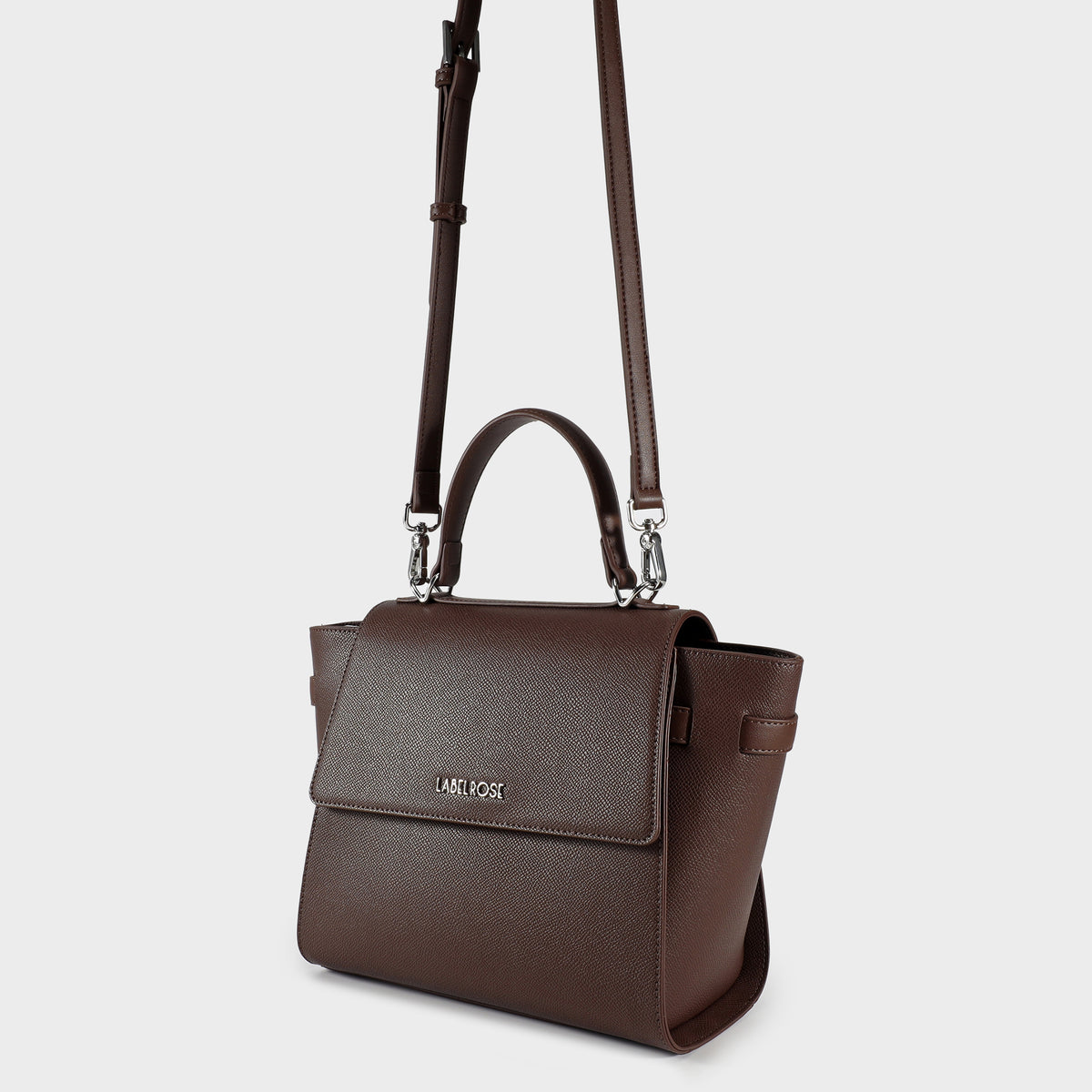 AIDA Handbag - DARK BROWN