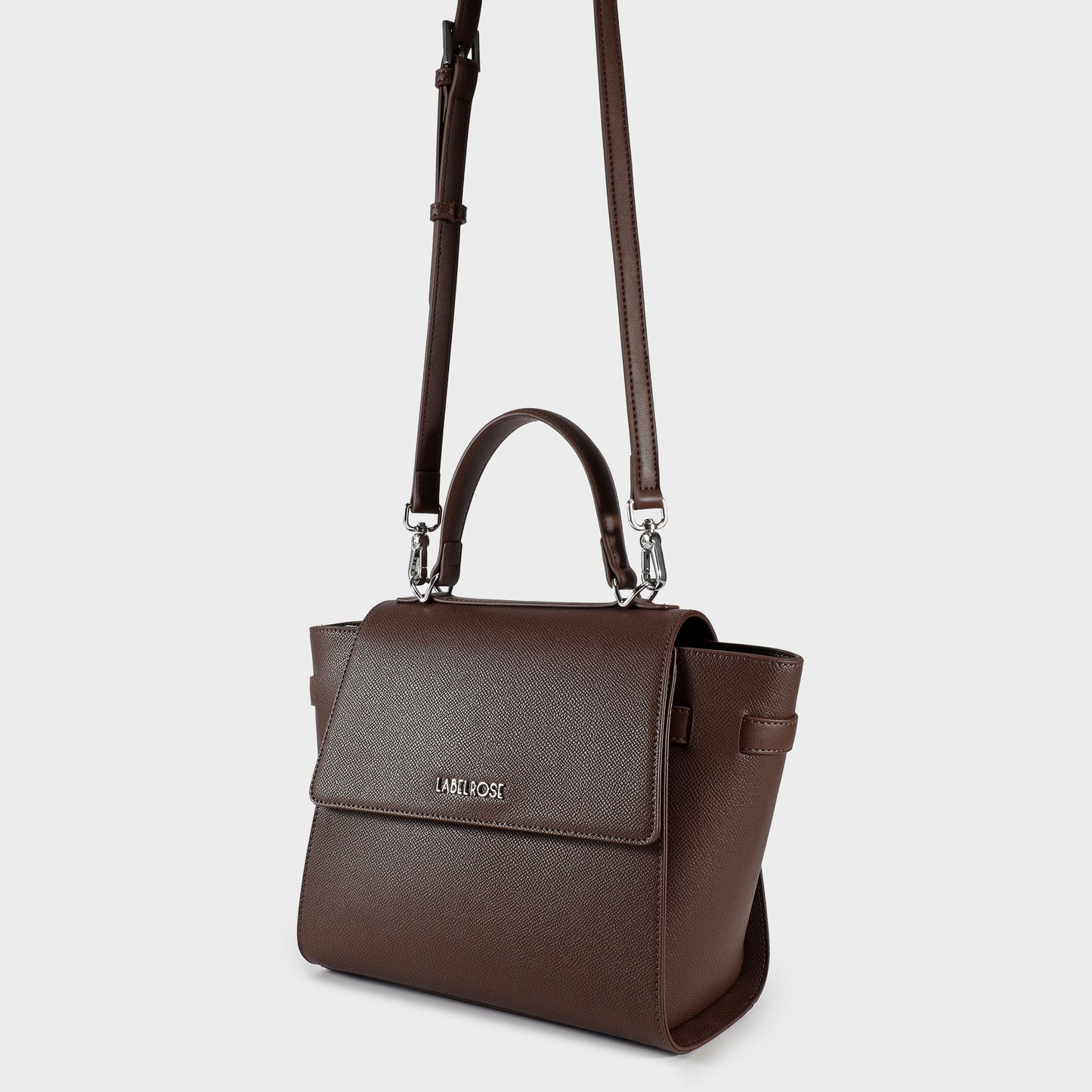 AIDA Handbag - DARK BROWN